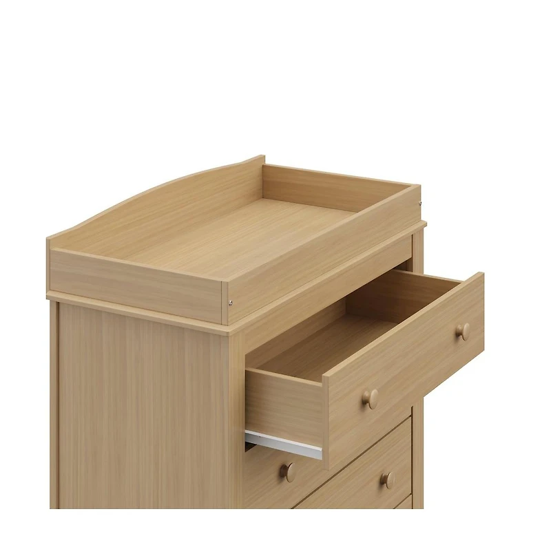 Graco Noah 3 Drawer Chest with Changing Topper (Driftwood)
