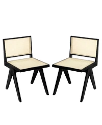 Streamdale Furniture Rattan Accent Dining Chairs (Set of 2
