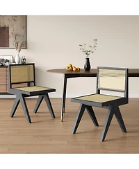 Streamdale Furniture Rattan Accent Dining Chairs (Set of 2