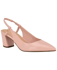 Tommy Hilfiger Women's Jezibee Block Heel Dress Slingback Pumps