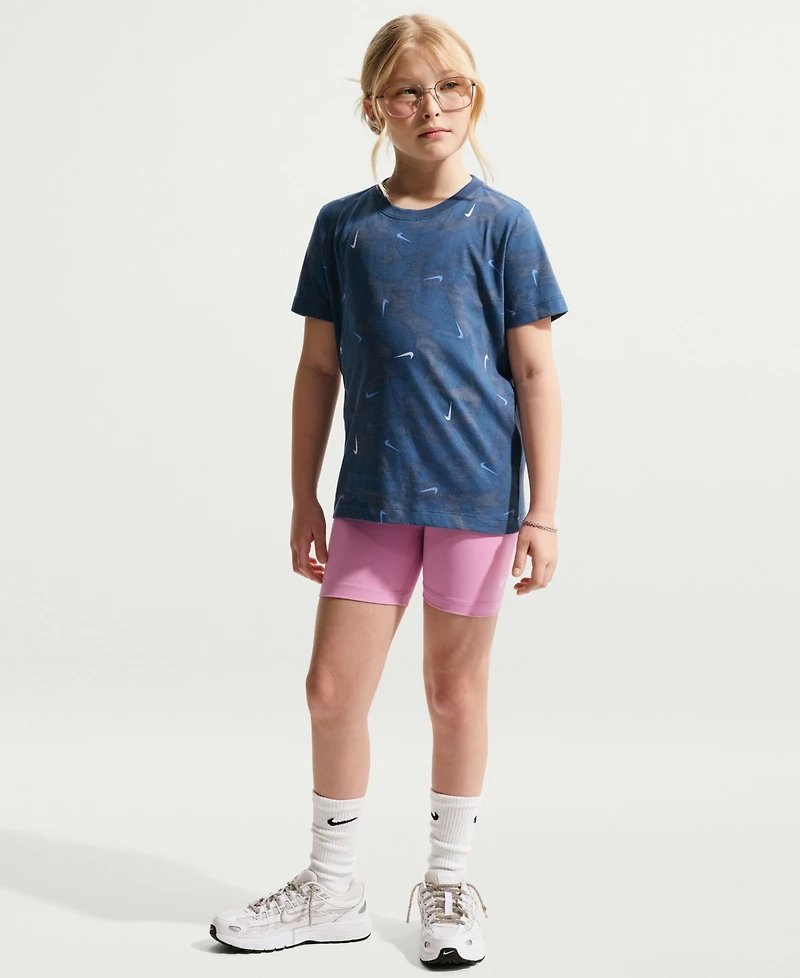 Nike Girls' Sportswear Short-Sleeve Printed T-Shirt