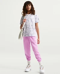 Nike Girls' Sportswear Short-Sleeve Printed T-Shirt