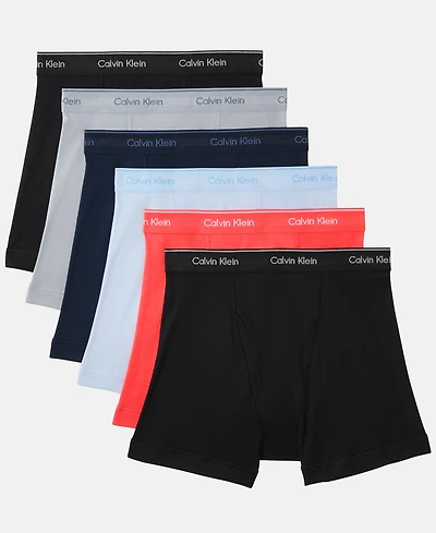 Calvin Klein Men's 5+1 Bonus Pack Classic Cotton Boxer Bries