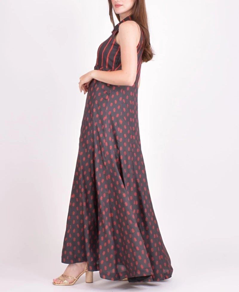 Raas Meher Slit Button Up Maxi Dress