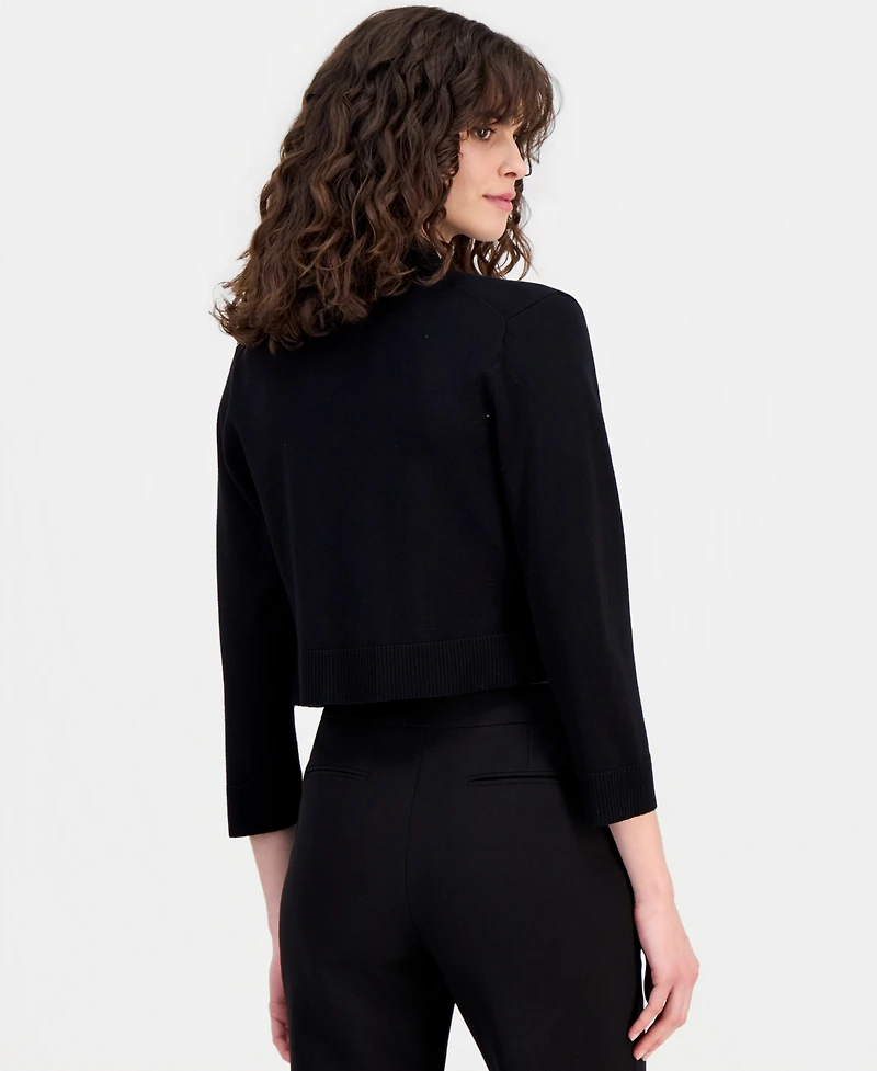 Anne Klein Women's Open-Front Shrug Cardigan
