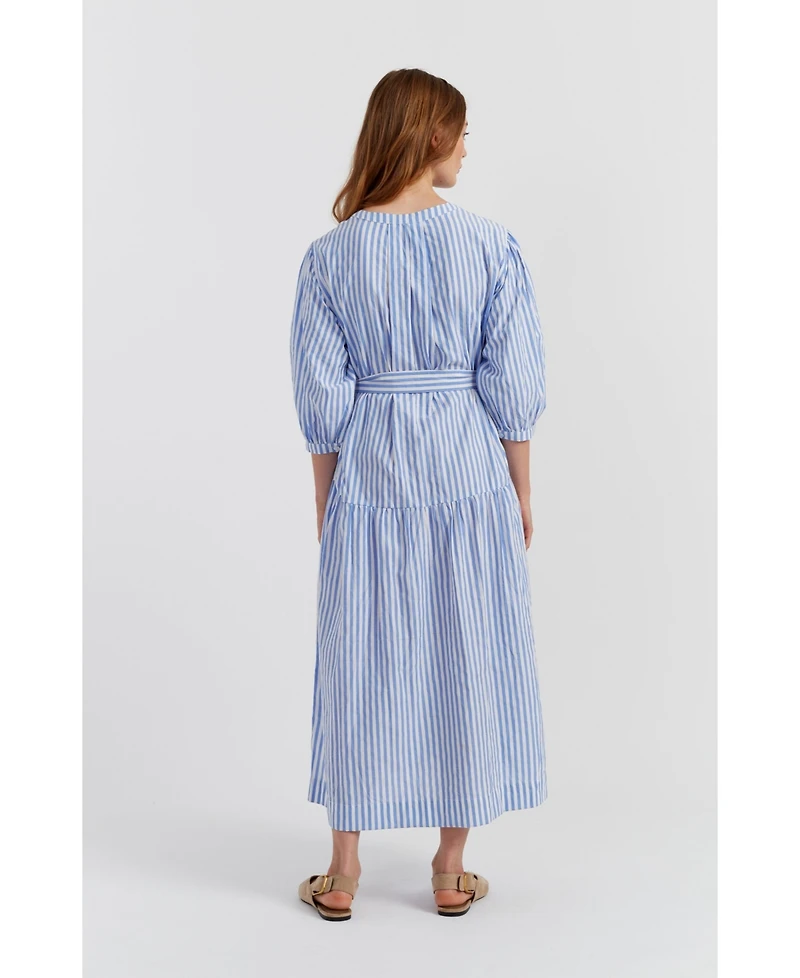 Chinti & Parker Women's Oxford Stripe Cotton Shirt Dress