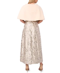 Msk Women's Double Breasted Cape Jacket