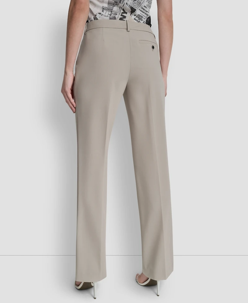 Dkny Women's Modern-Fit Front-Pleated Trousers