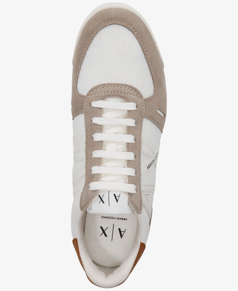 A|X Armani Exchange Men's Suede Trip Sneakers