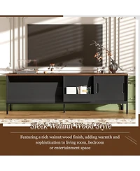 Streamdale Furniture Modern Tv Stand for TVs up to 75", Entertainment Center with Storage