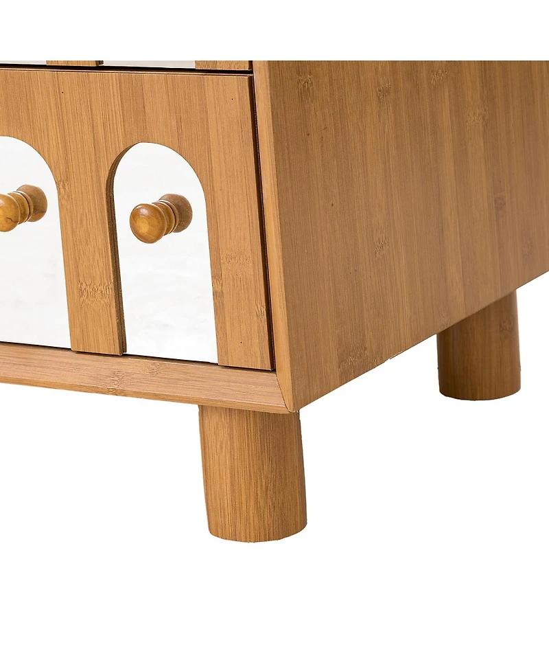 Streamdale Furniture Two Drawers Nightstand