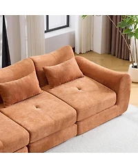 Streamdale Furniture Modular Cloud Sofa, Convertible Folding Sofa Bed, Sectional Cushioned Sofa
