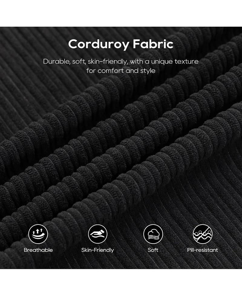 Streamdale Furniture L-Shaped Sectional Couch with Memory Foam & Steel Frame - Convertible Sofa Bed