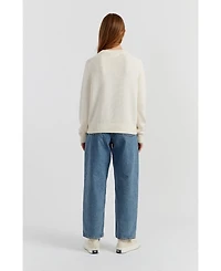 Chinti & Parker Women's Hand-Embroidered Miffy Sweater