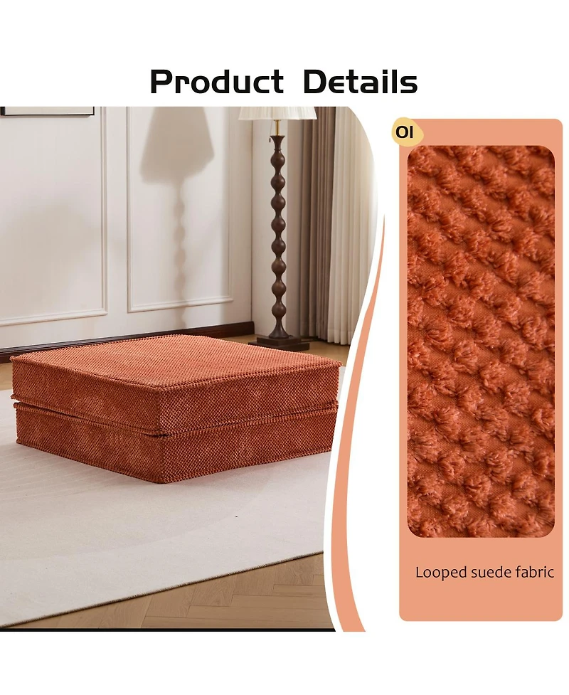 Streamdale Furniture Mahjong Sofa, Convertible Floor Sofa Bed, Modular Sectional