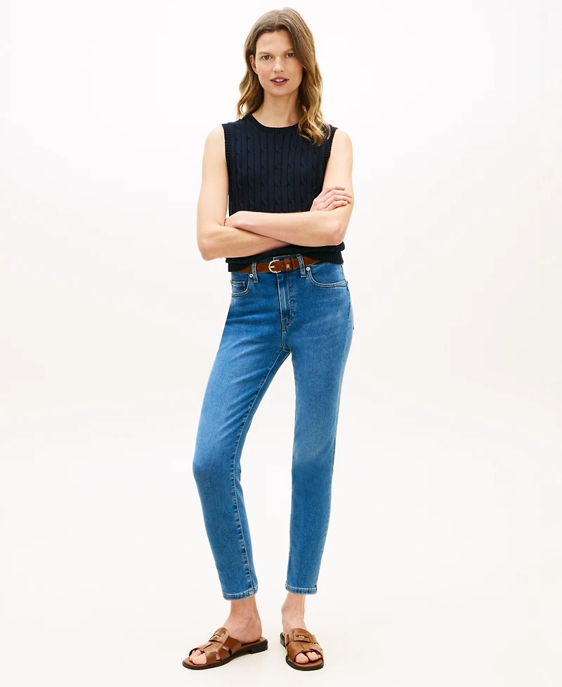 Tommy Hilfiger Women's Mid-Rise Skinny Jeans