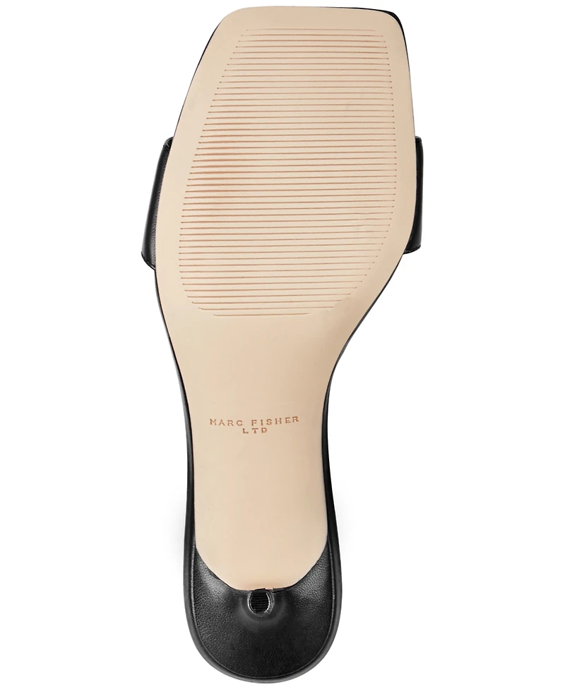 Marc Fisher Ltd Women's Sidnee Kitten Heel Dress Sandals