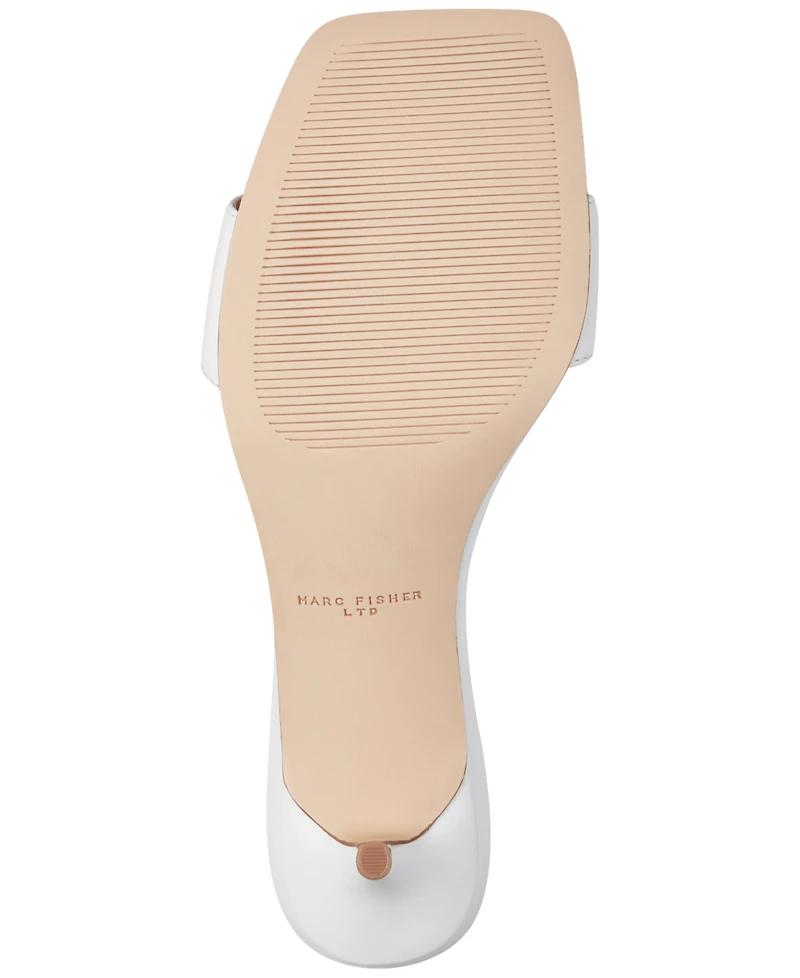 Marc Fisher Ltd Women's Sidnee Kitten Heel Dress Sandals