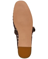 Steve Madden Women's Melody Raffia Mary-Jane Flats