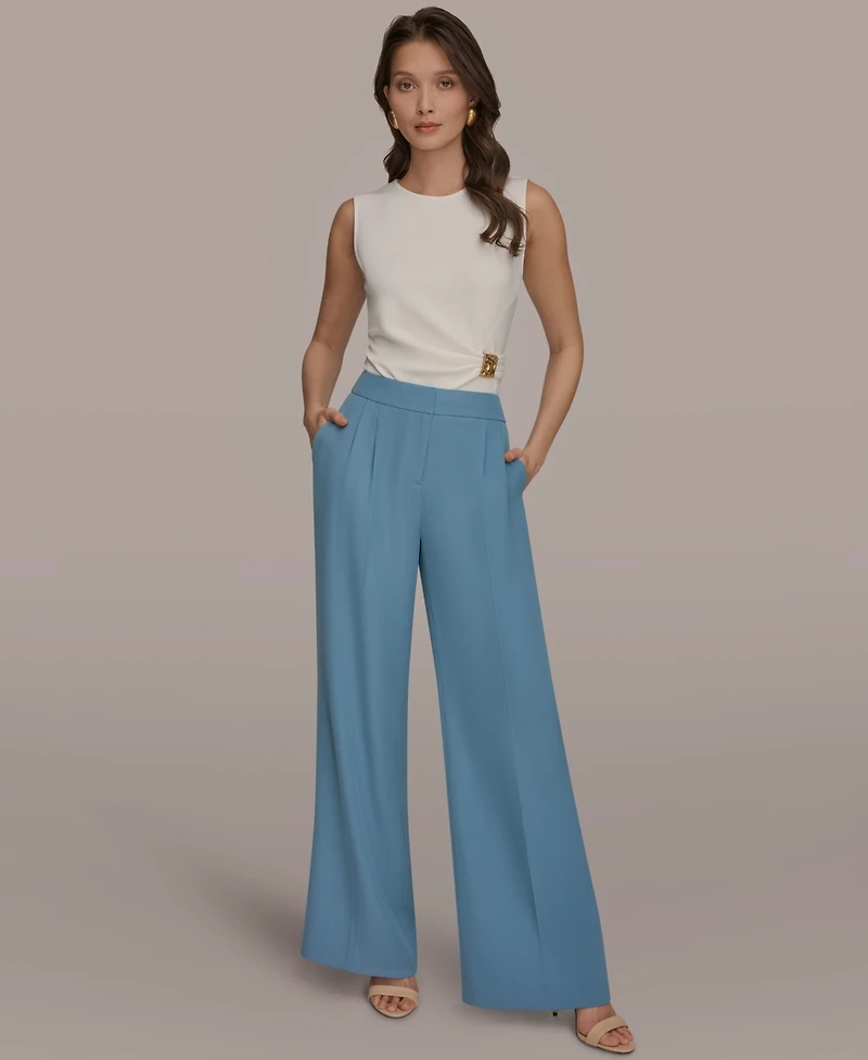 Donna Karan New York Women's High-Waist Mid Rise Pants