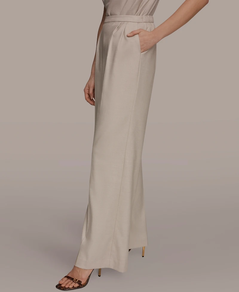 Donna Karan New York Women's Straight Leg Tie-Waist Pants