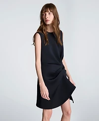 Kenneth Cole Women's Drape Pleated Short Dress