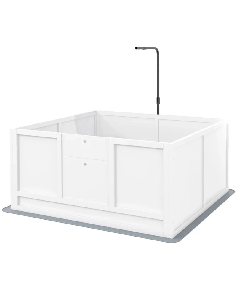 Aostirmotor Spacious Whelping Box for Dogs in White