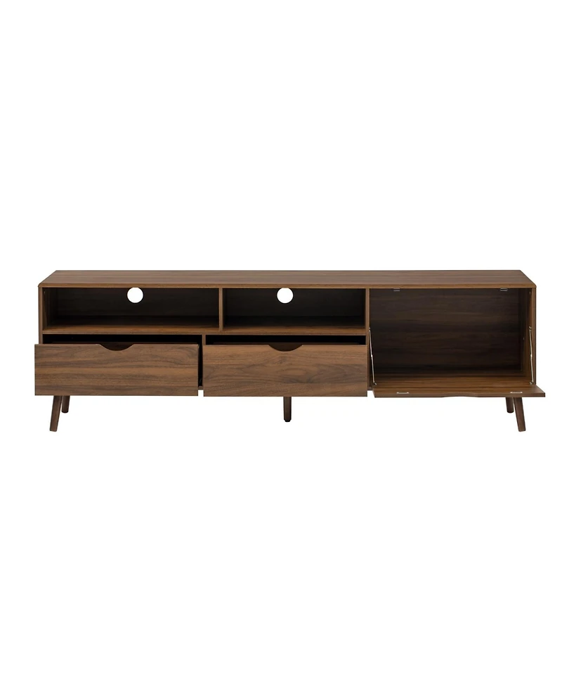 Streamdale Furniture Mid Century Tv Stand - Media Console for TVs up to 80