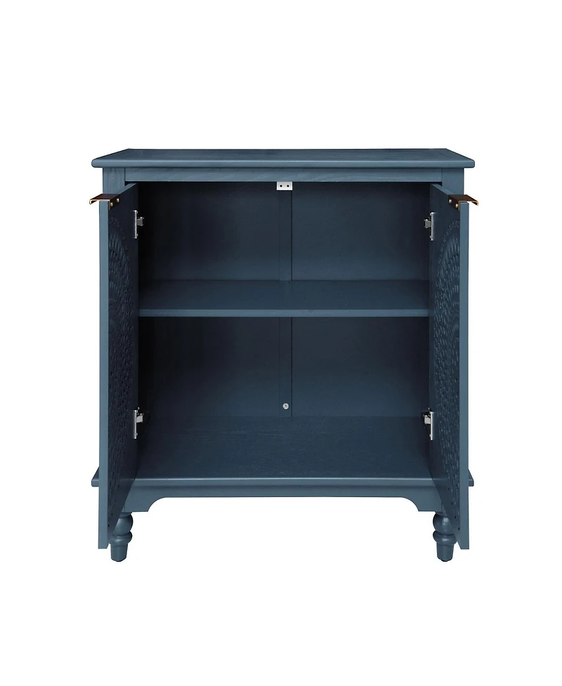 Streamdale Furniture American Style 2 Door Accent Cabinet Sideboard Buffet Storage Cabinet