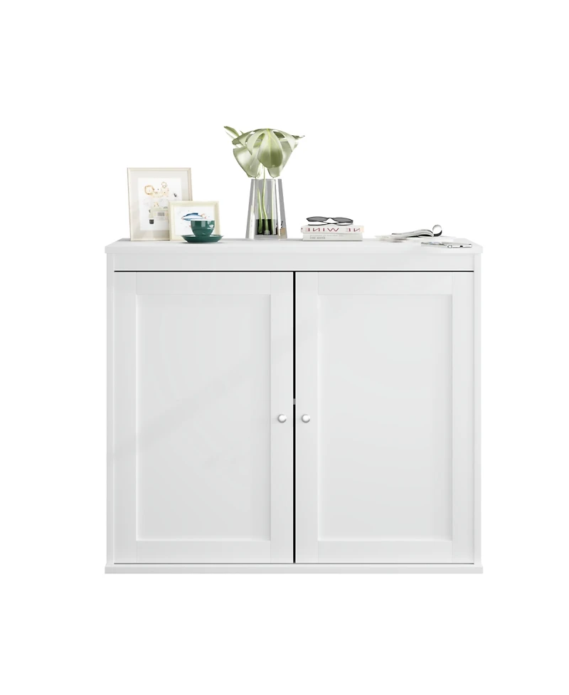 Streamdale Furniture Kitchen Storage Cabinet with Double Doors & Adjustable Shelves