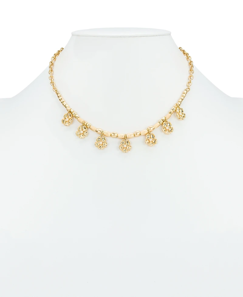 Patricia Nash Gold-Tone Beaded Charm Necklace