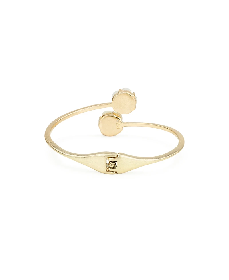 Patricia Nash Gold-Tone Fruit Collection Flower Cuff Bangle