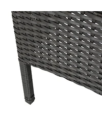 Streamdale Furniture Cordoba Pe Rattan 4-Piece Outdoor Chat Set