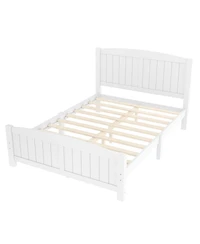 Streamdale Furniture Platform Bed, Solid Wood, No Box Spring Needed