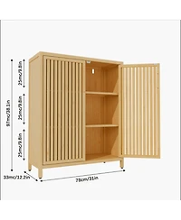 Streamdale Furniture 42" Multi-Use Storage Cabinet - Shoe/Bathroom