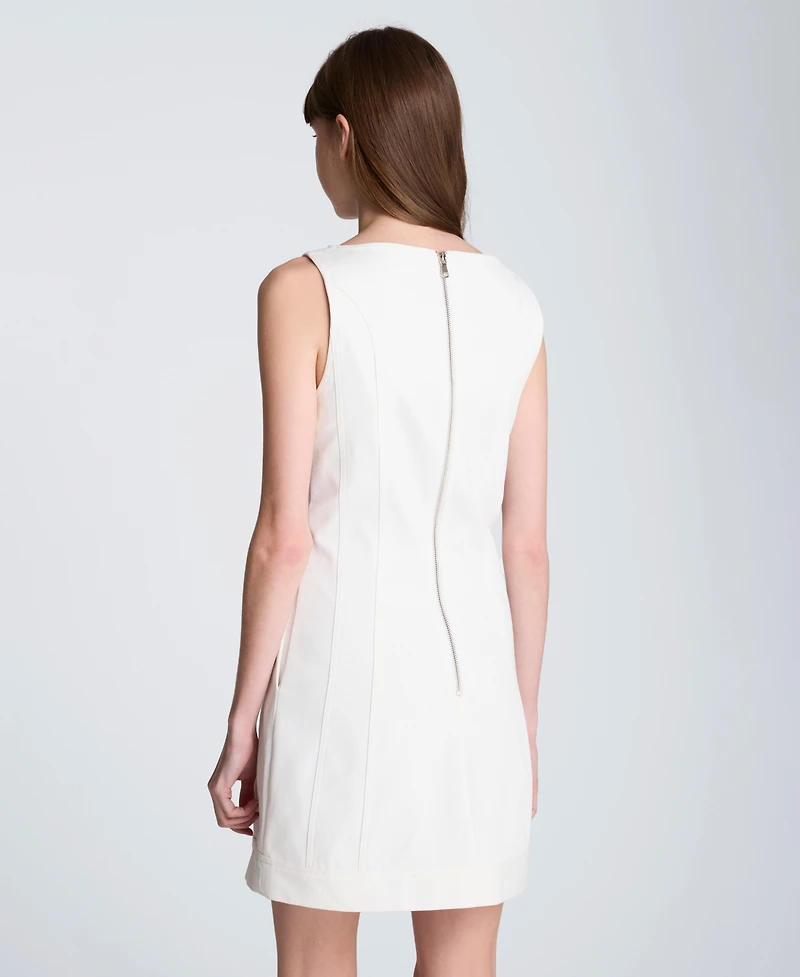 Kenneth Cole Women's Boat Neck Sculpt Mini Dress