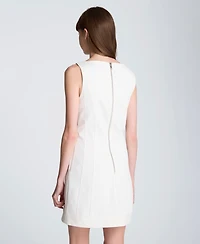 Kenneth Cole Women's Boat Neck Sculpt Mini Dress