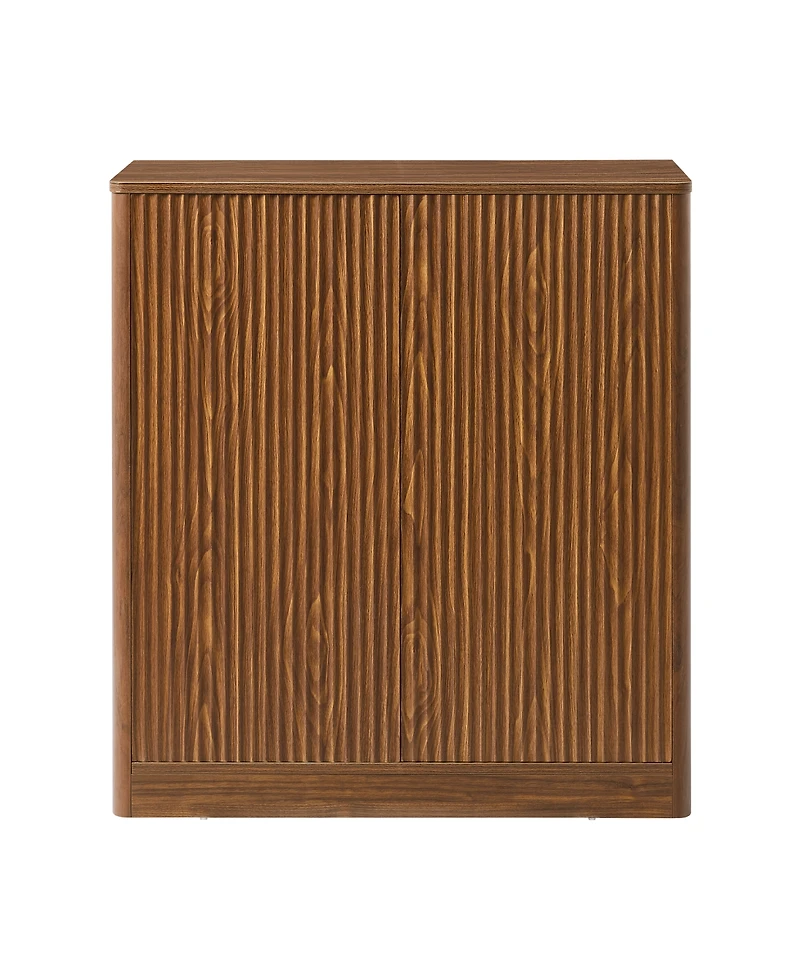 Streamdale Furniture Modern Wavy Sideboard Cabinet