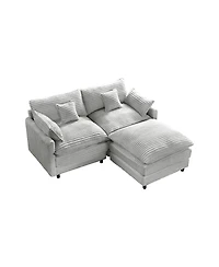 Streamdale Furniture Streamdale Seven-piece sofa set with console, coffee table & 6 pillows
