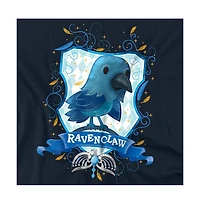 Harry Potter Big & Tall Watercolor Ravenclaw Crest T Shirt