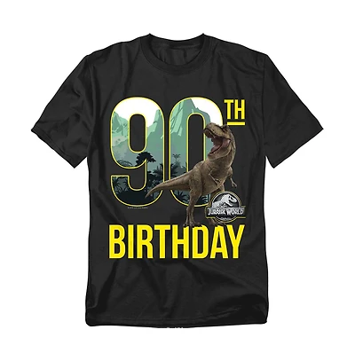 Jurassic Park Men's World 90th Birthday T-Rex T Shirt