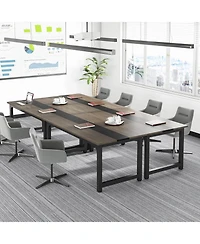 Tribesigns 63" Executive Desk, Large Office Computer Desk with Thicken Frame, Modern Simple Workstation Business Furniture