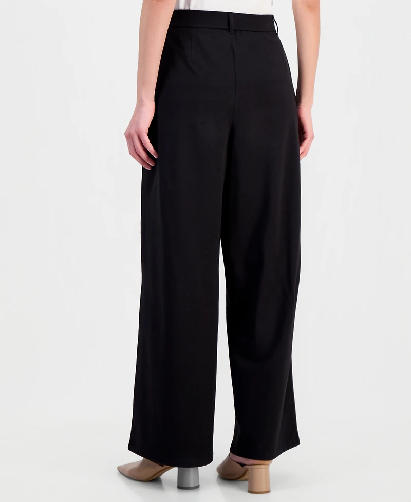 Eileen Fisher Women's High Waist Wide Leg Pants, Regular & Plus