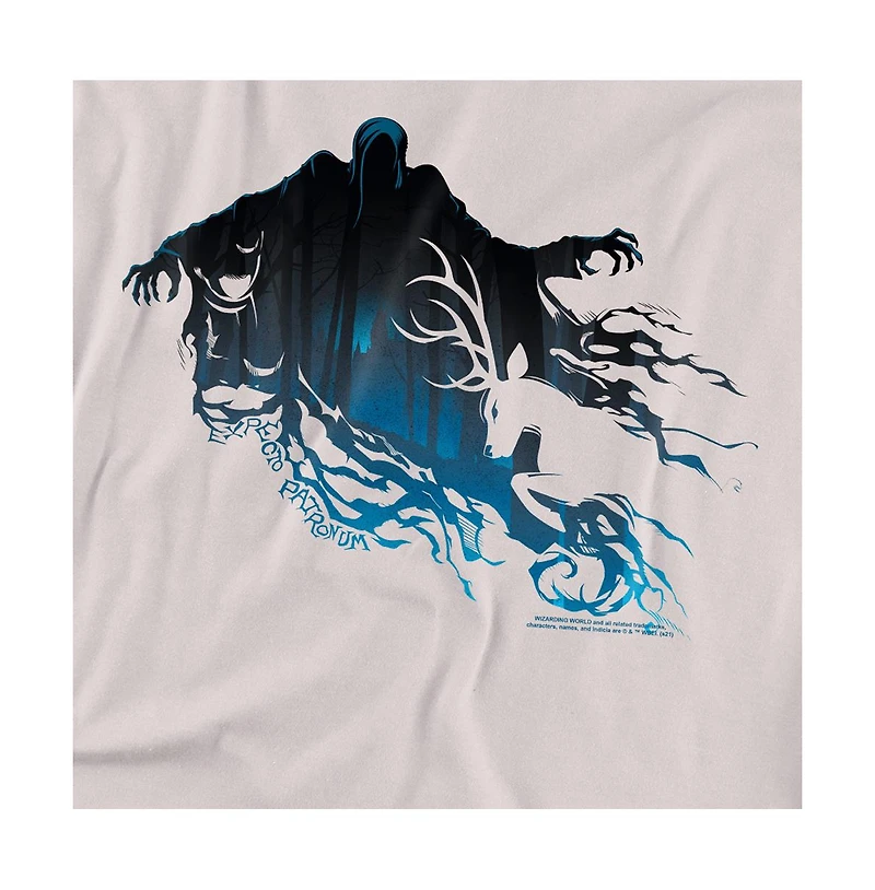 Harry Potter Men's Dementor With Stag Silhouette T Shirt