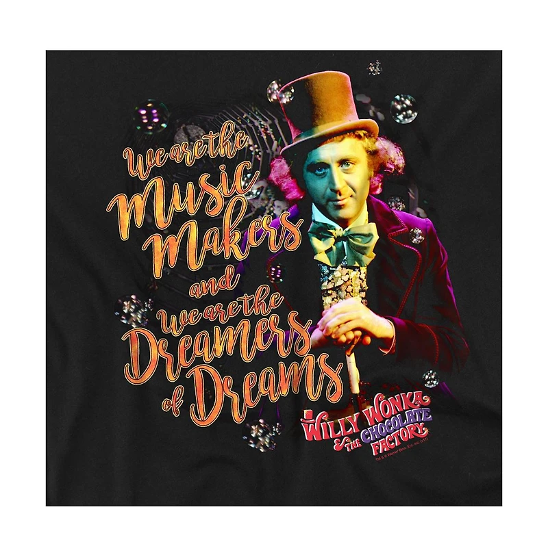 Willy Wonka & The Chocolate Factory Men's And Music Makers T Shirt