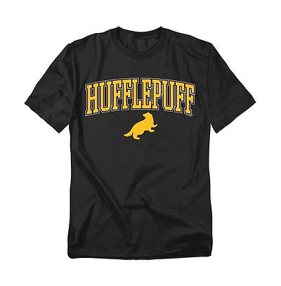 Harry Potter Men's Hufflepuff Arched Badger T Shirt