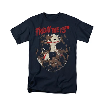 Friday The 13th Men's Rough Mask T Shirt