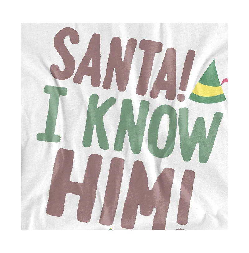 Elf Men's Buddy The 'santa! I Know Him' T Shirt