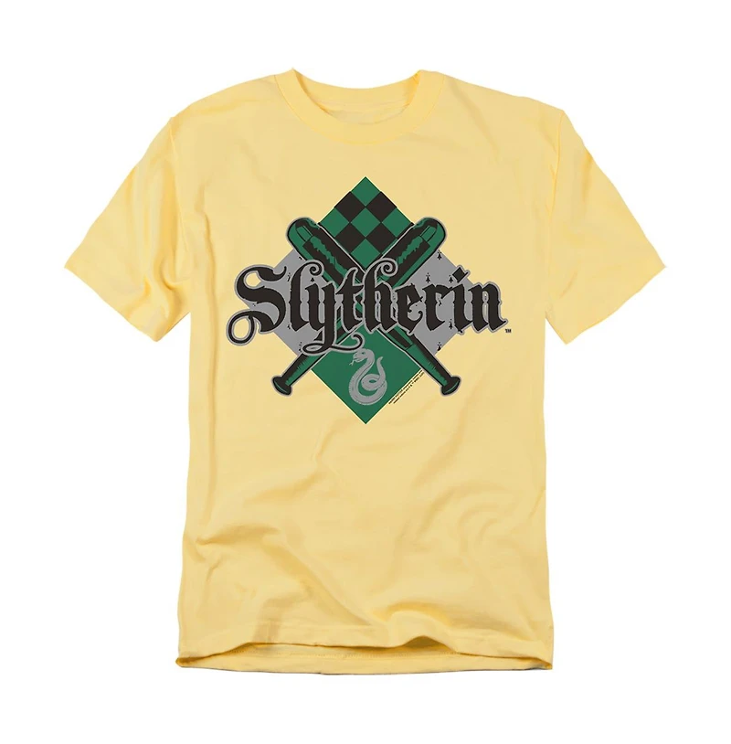 Harry Potter Men's Slytherin Quidditch Diamond Logo T Shirt