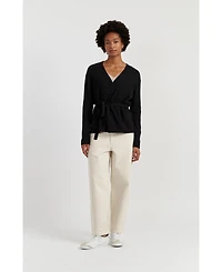 Chinti & Parker Women's Lightweight Wool-Cashmere Wrap Cardigan